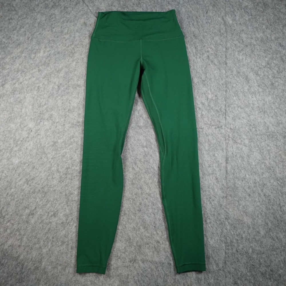 Lululemon Leggings Womens 6 Green High Rise Align 28" Activewear Yoga Soft Gym